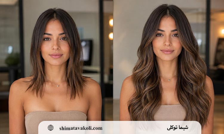 برای حجم های مختلف مو چند شاخه اکستنشن نیاز است؟