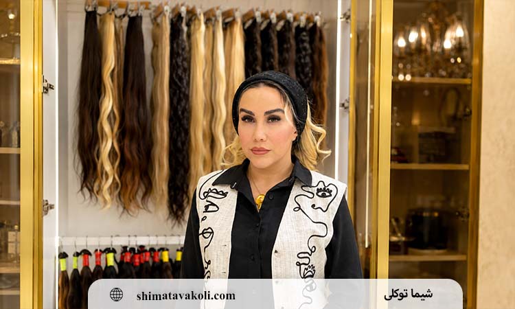 اکستنشن مو طبیعی