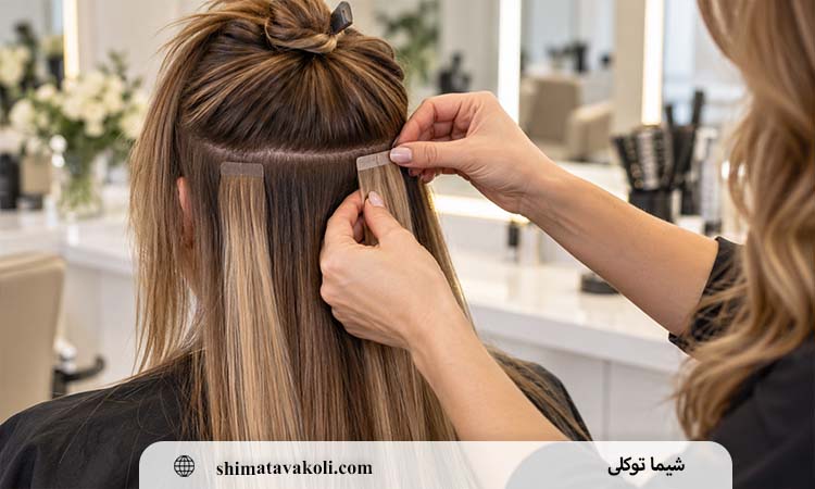 ترمیم اکستنشن مو
