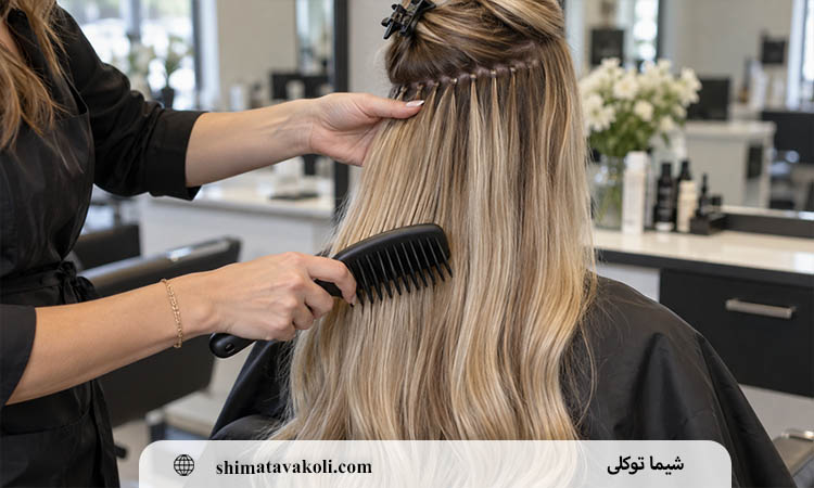 مراقبت از اکستنشن مو