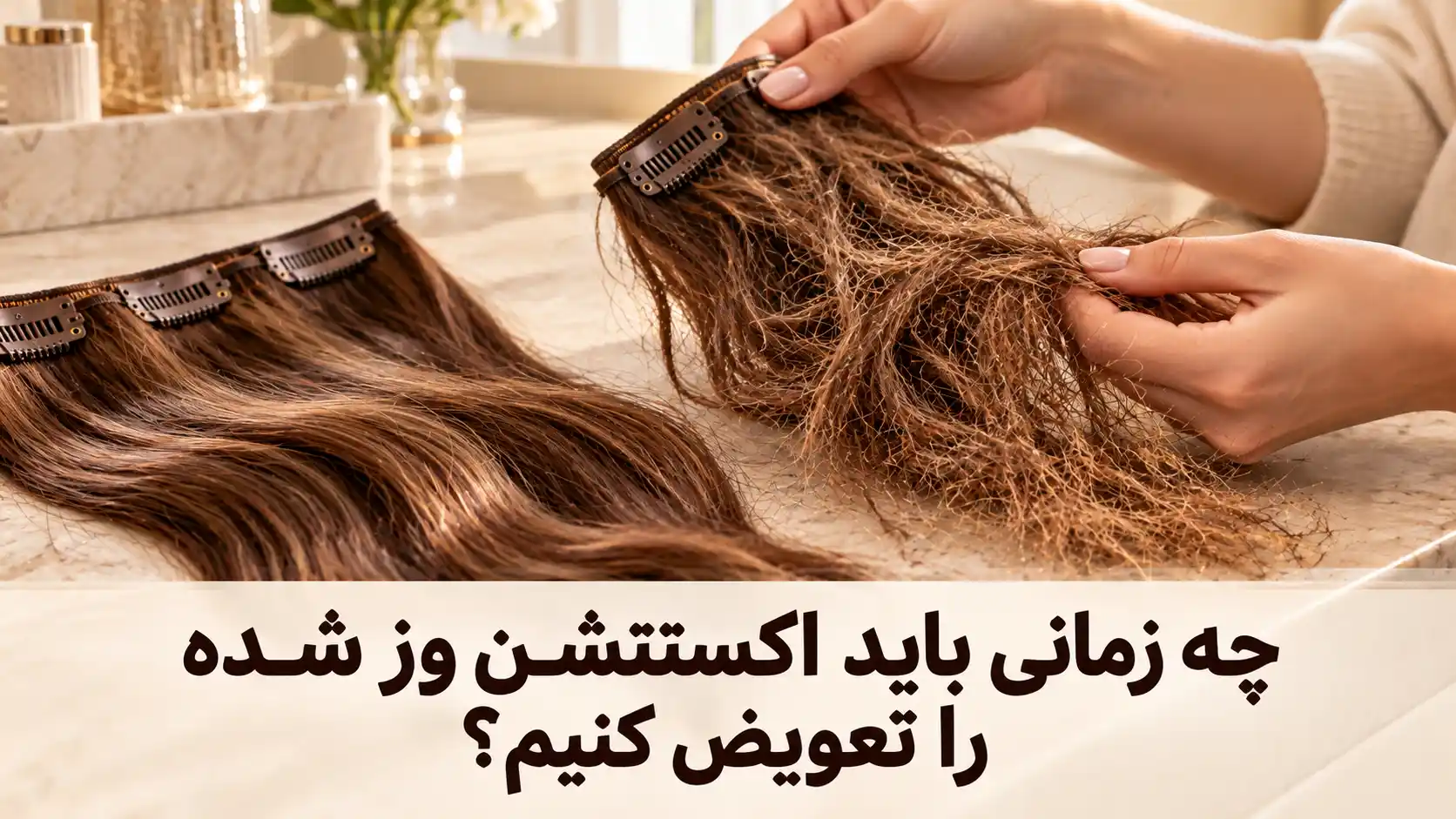 چه زمانی باید اکستنشن وز شده را تعویض کنیم؟